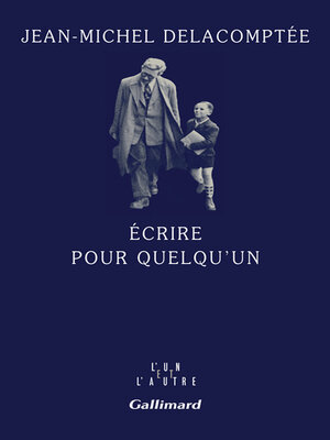 cover image of Ecrire pour quelqu'un